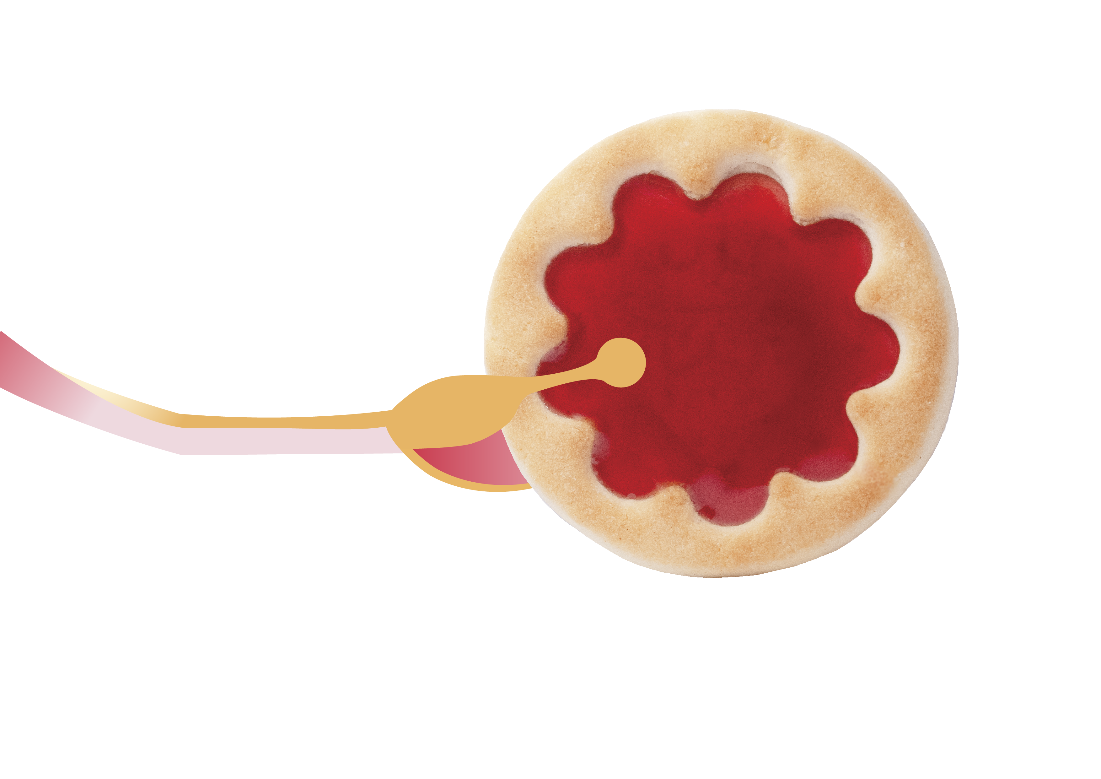 Frog hand with cookie